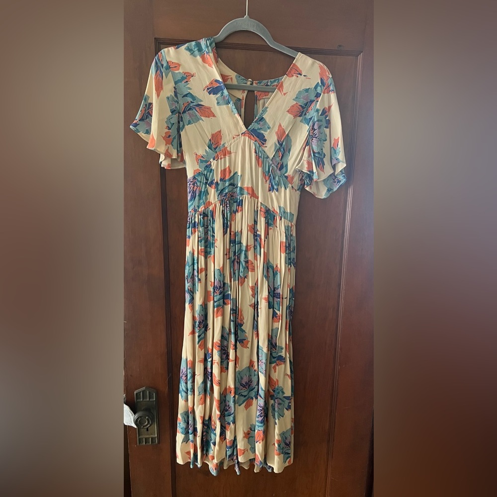 Midi floral dress
